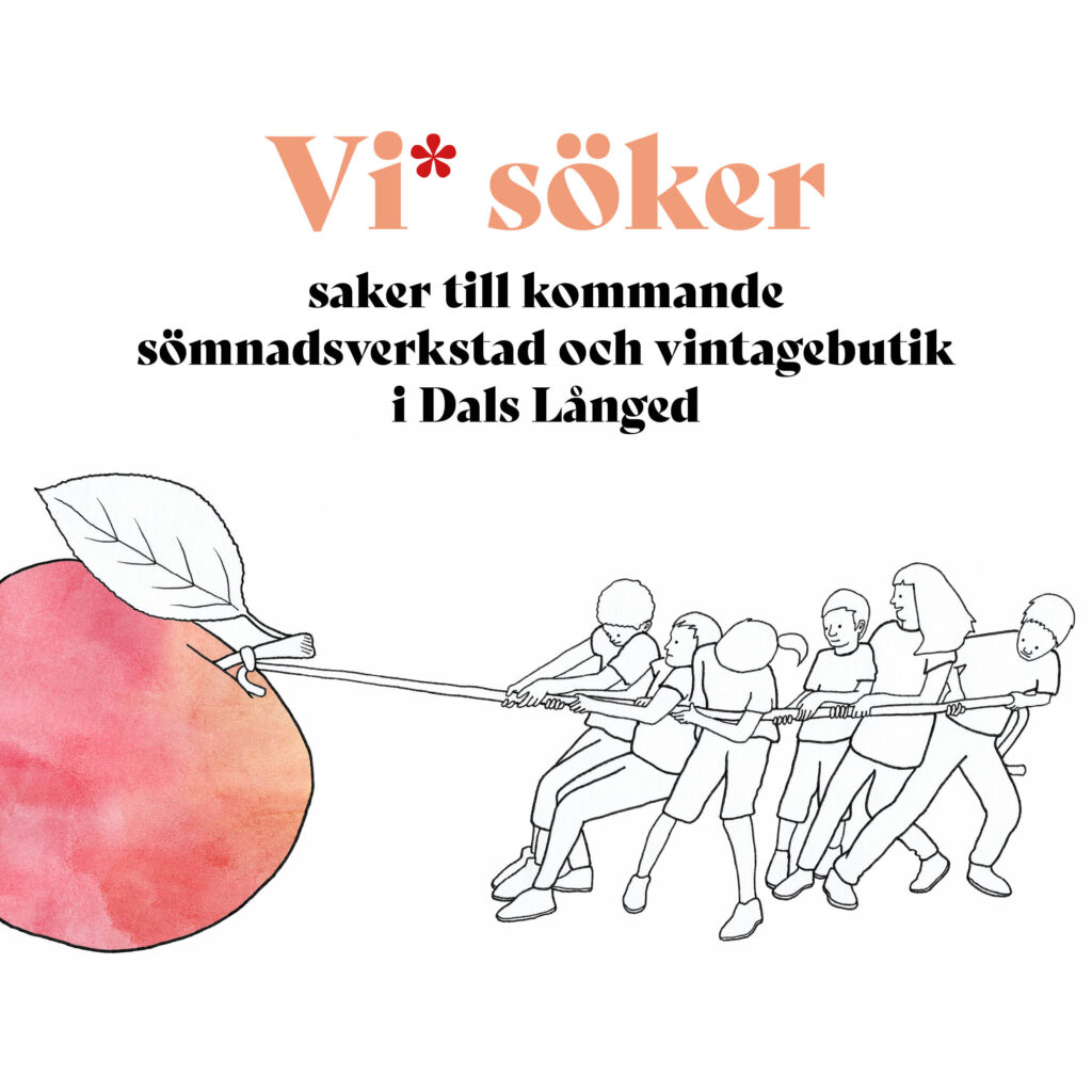 Läs mer om artikeln Vi* söker: saker till kommande sömnadsverkstad och vintagebutik