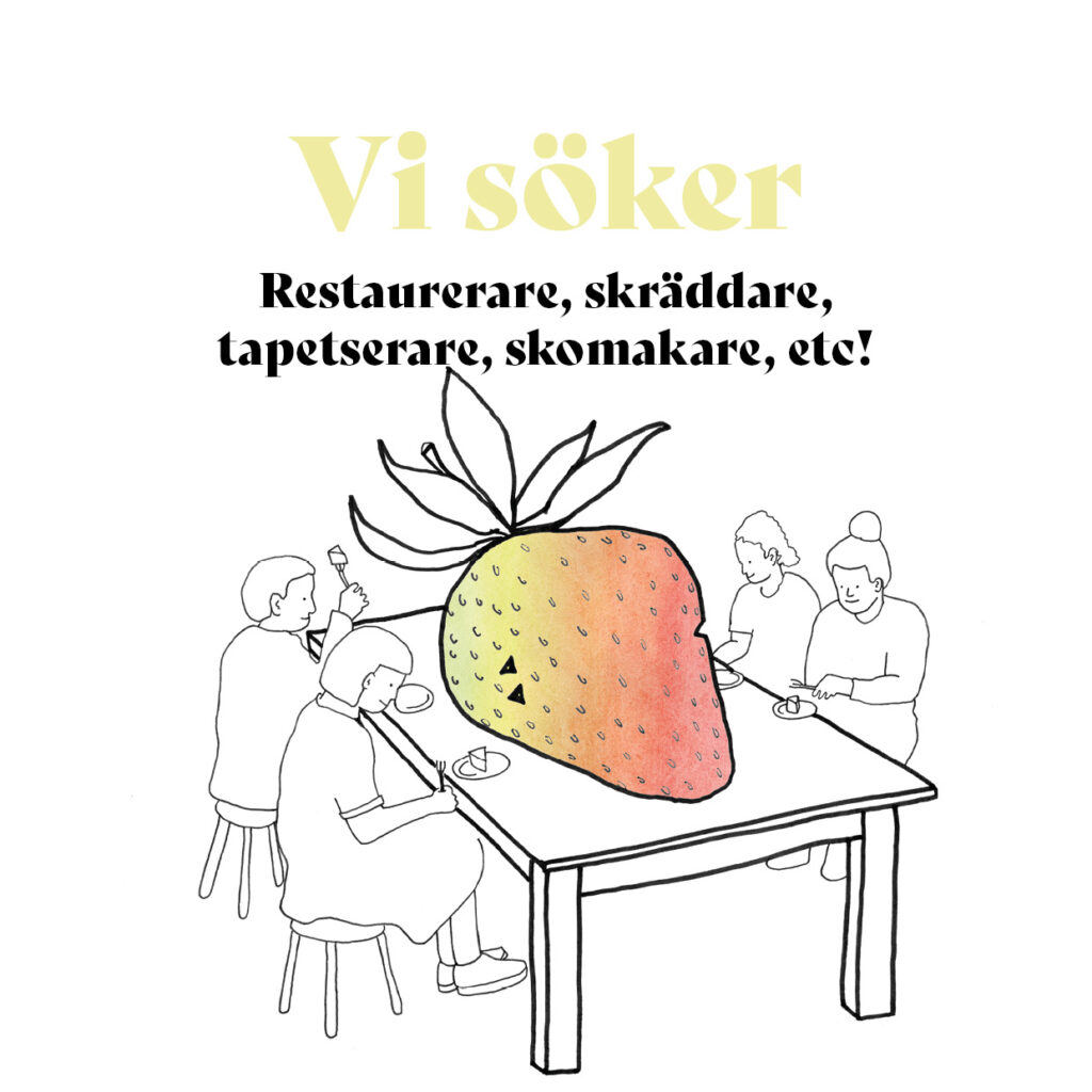 Läs mer om artikeln Vi söker: Restaurerare, skräddare,  tapetserare, skomakare, etc!