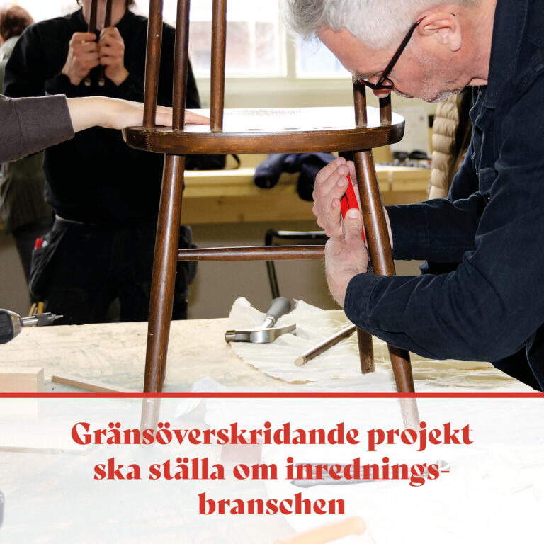 Läs mer om artikeln Gränsöverskridande projekt ska ställa om inredningsbranschen