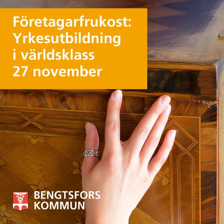 Läs mer om artikeln 27/11 – Företagarfrukost på Stenebyskolan: Yrkesutbildning i världsklass mitt i Dalsland